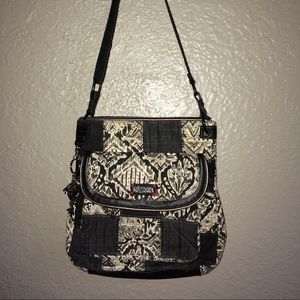 Sakroots Artist Circle Crossbody Hobo Handbag